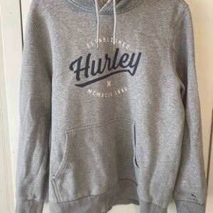 Hurley Light Gray Men's Hoodie